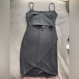 Lulu’s Cutout On The Town Black Bodycon Dress - SMALL